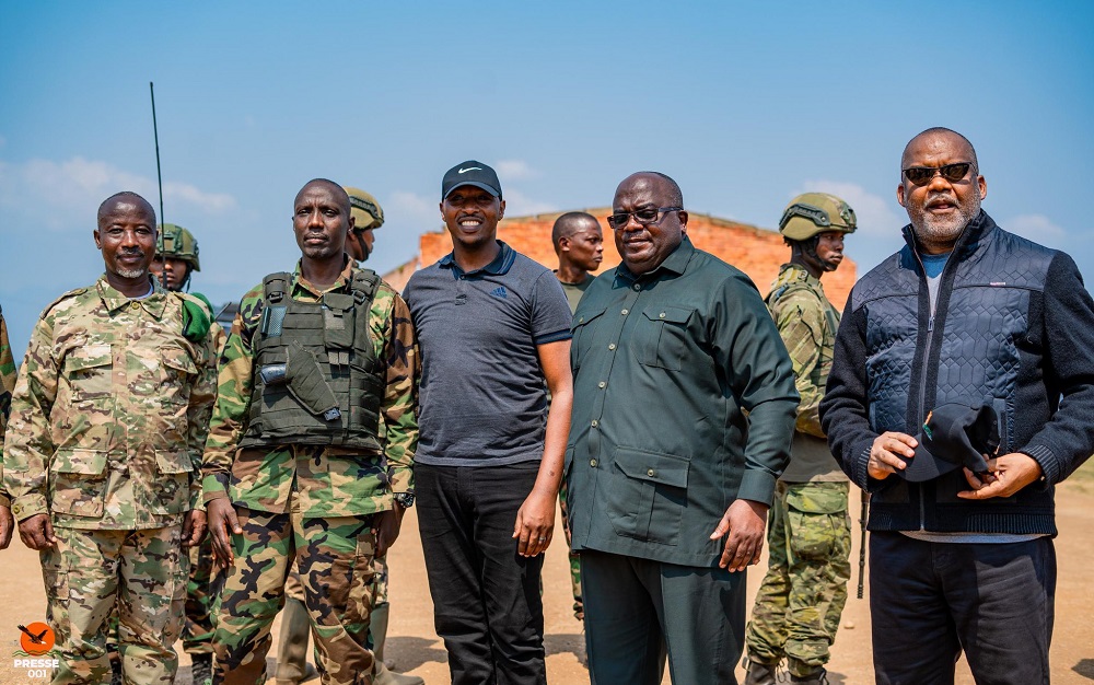 The M23 rebel group's control and reconstruction efforts in occupied territories, particularly around Goma and other areas in eastern DRC
