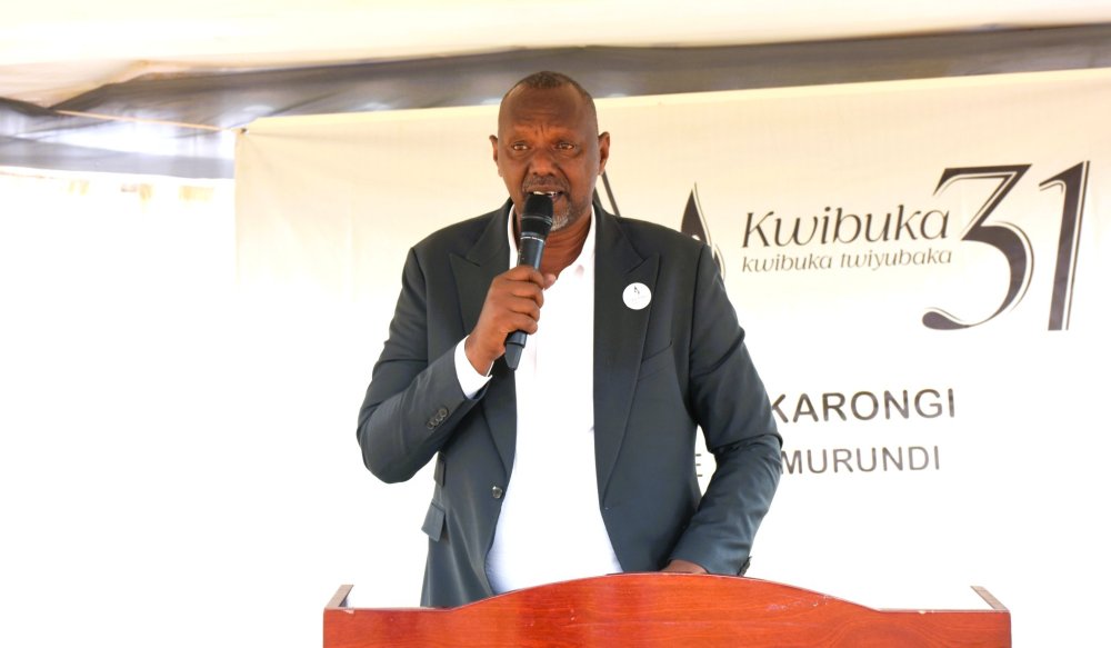 Ngarambe Vedaste, President of IBUKA in Karongi District